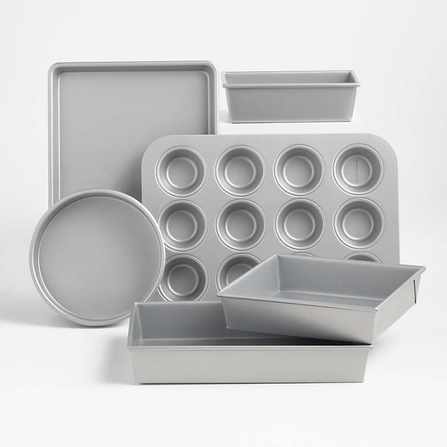 Utenzo Home 6-Piece Silver Non-Stick Bakeware Set