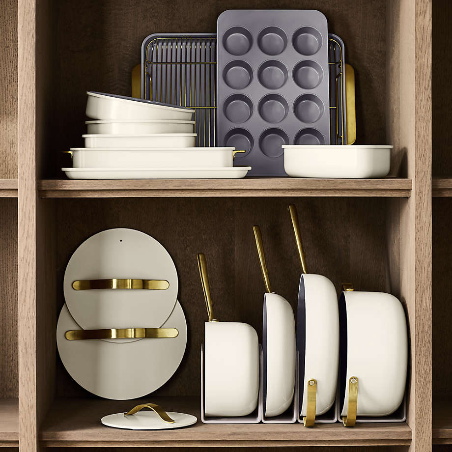 Utenzo Home Cream Full Kitchen Bakeweare & Cookware Set