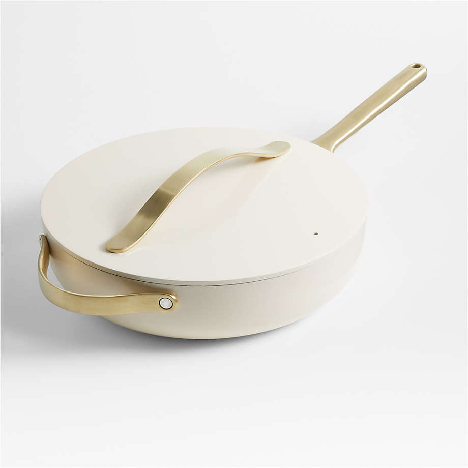 Utenzo Home Cream Super Non-Stick Ceramic Saute Pan